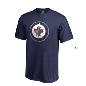 Men's Winnipeg Jets Primary Logo T-Shirt New with Tag